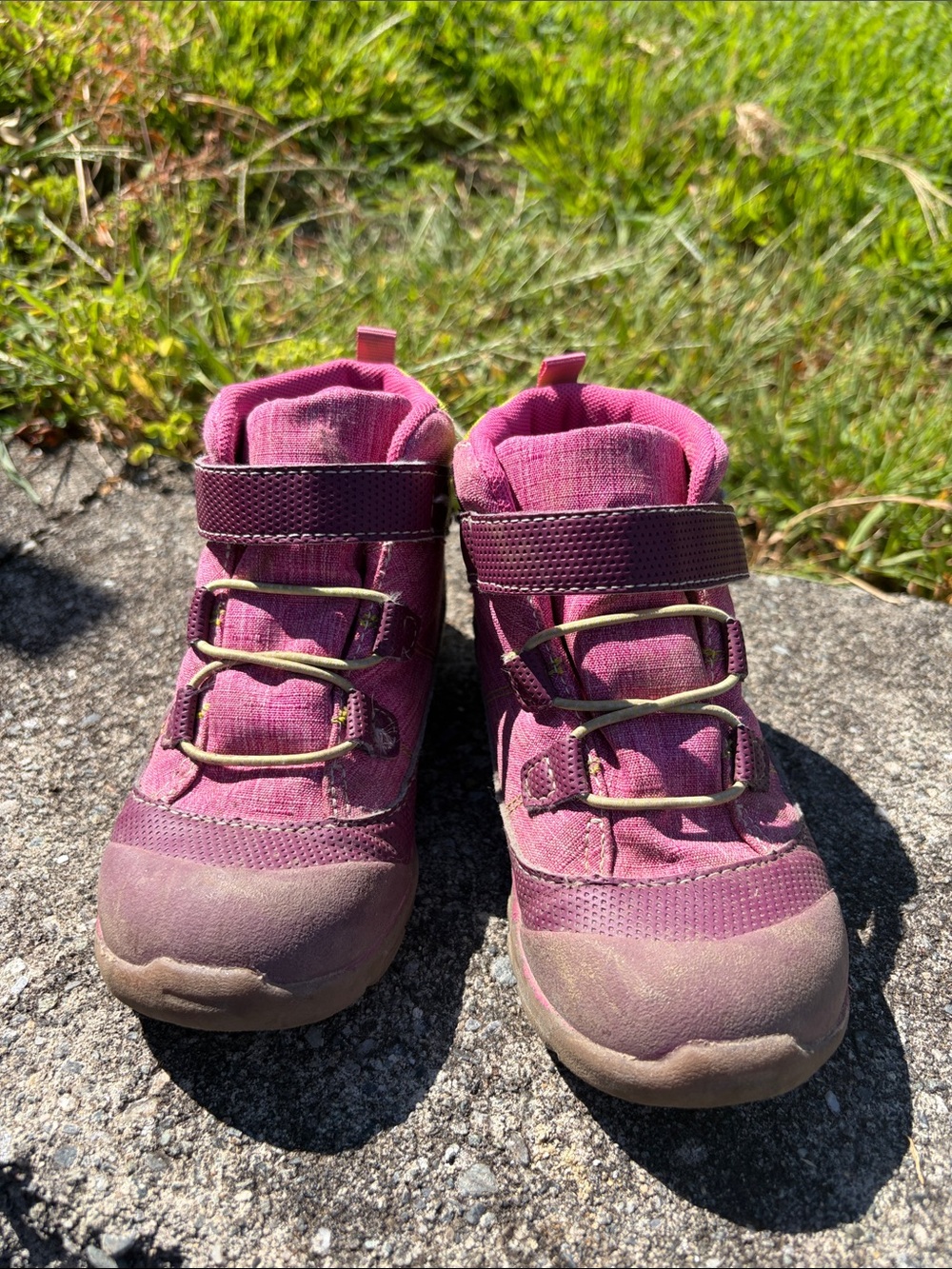 See Kai Run Burgundy/Pink Kids Outdoor Boots
